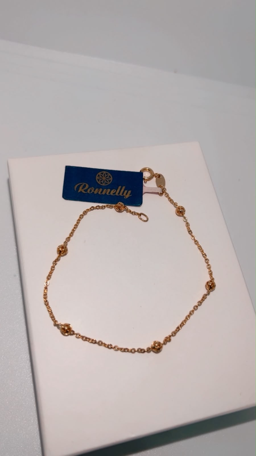 Pulseira de Bolinha Trabalhada Ronnelly